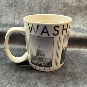 Starbucks Washington DC City Scenes Series Coffee Mug Tea Cup 2005 16 oz RARE